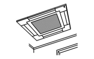 天井カセット式1〜4方向(幅150cm未満)